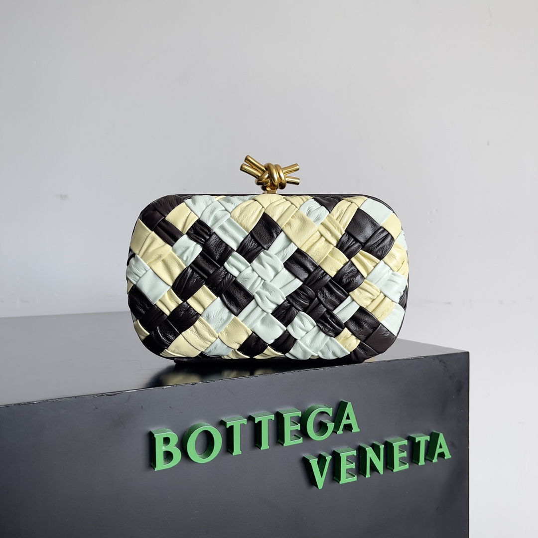[TOP] Bottega Veneta BV BV Knot Weave Evening Bag - Three Colors