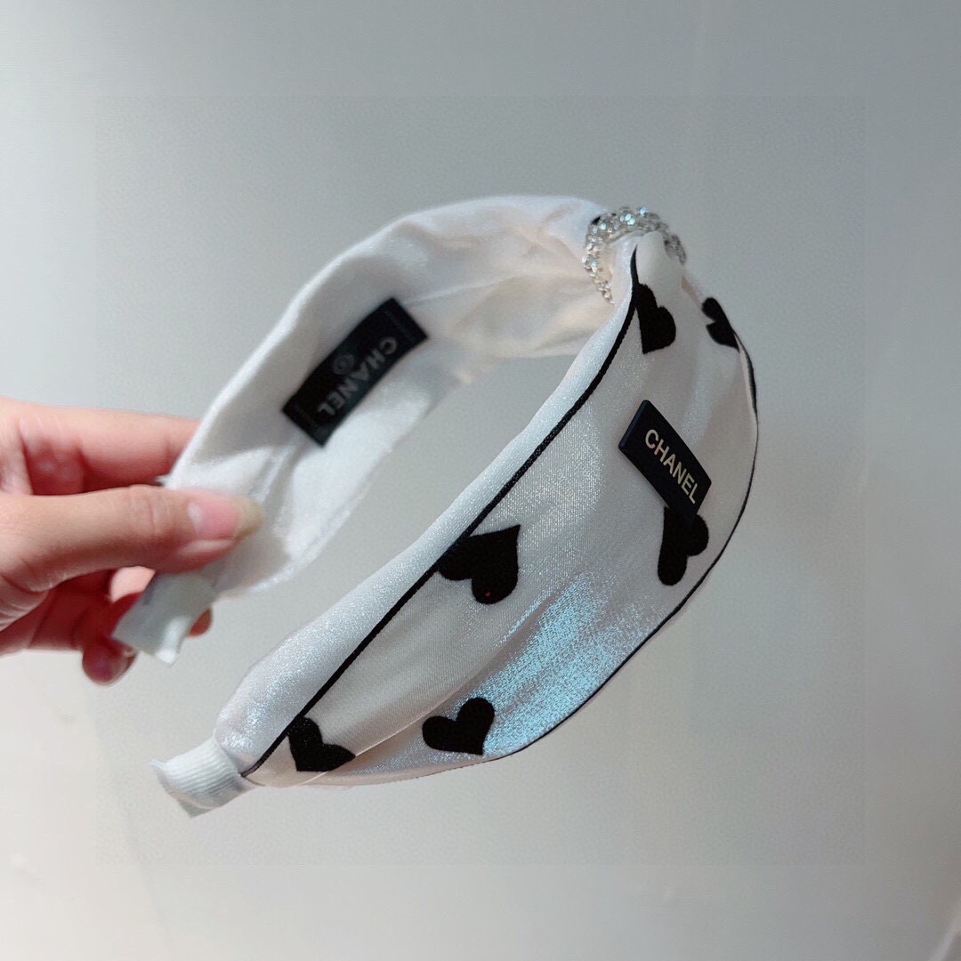 [TOP] CHANEL Vintage Bow Tie Headband - 2 Colour