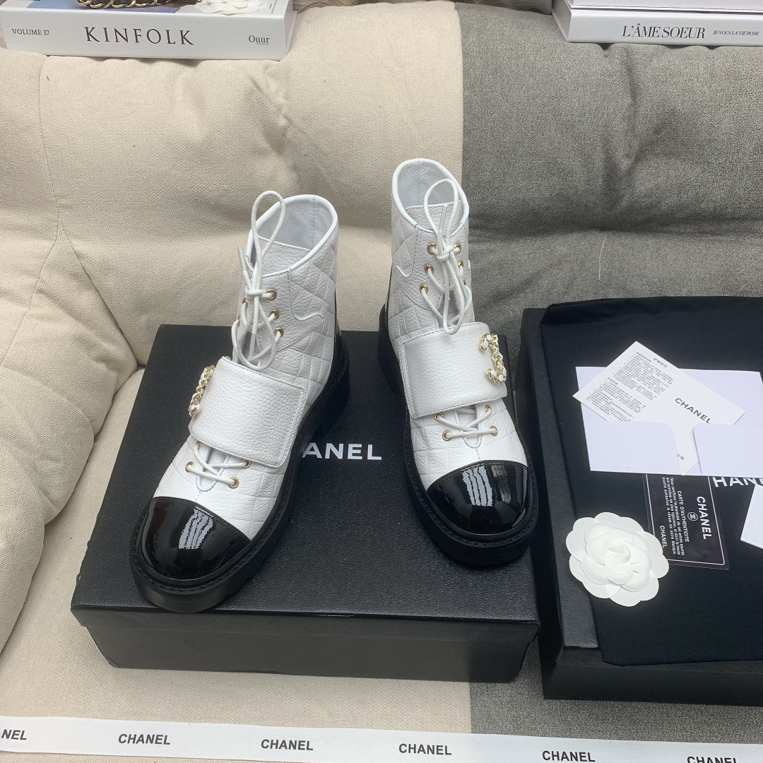 [TOP] CHANEL Popular Short Boots For Autumn And Winter - 4 Colour