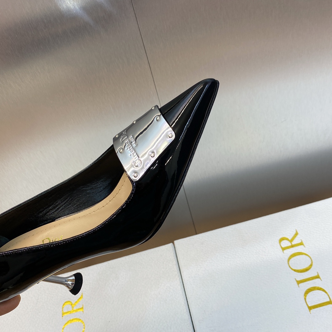 [TOP] Christian Dior Metal Buckle Heels - 3 Colour - 6.5cm