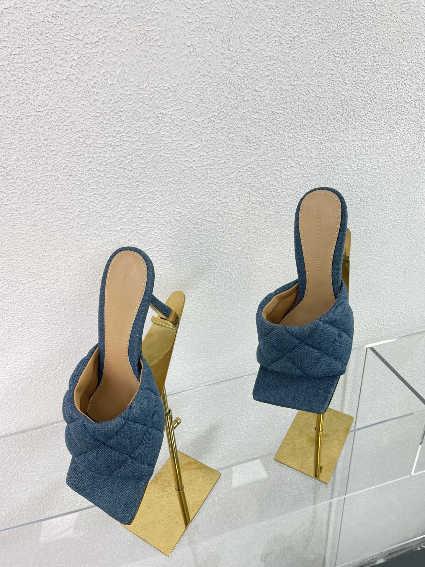 [TOP] Bottega Veneta BV  Use Metal Lambskin High Heels - 2 Colour