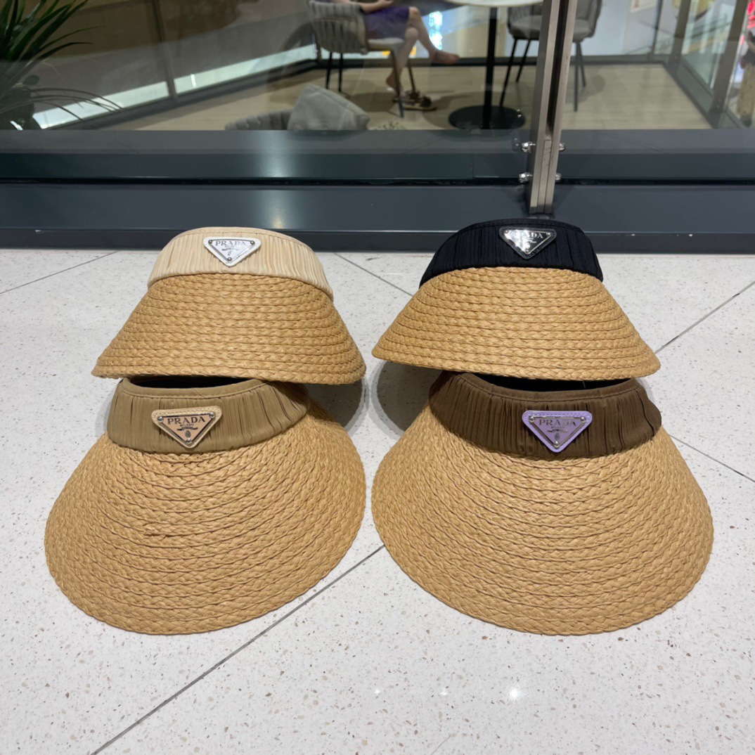 [TOP] PRADA Empty -Top Cover Hat - Four Colors