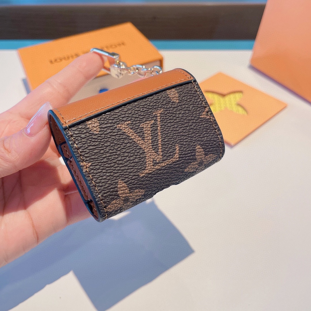 [TOP] Louis Vuitton LV Passy Pods Bag/Keychain - Monogram