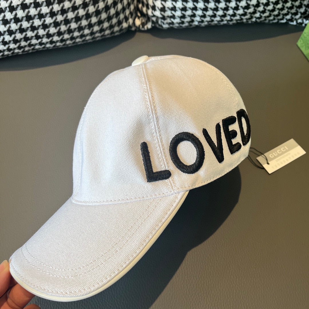 [TOP] GUCCI New Embroidery Baseball Cap - 2 Colour