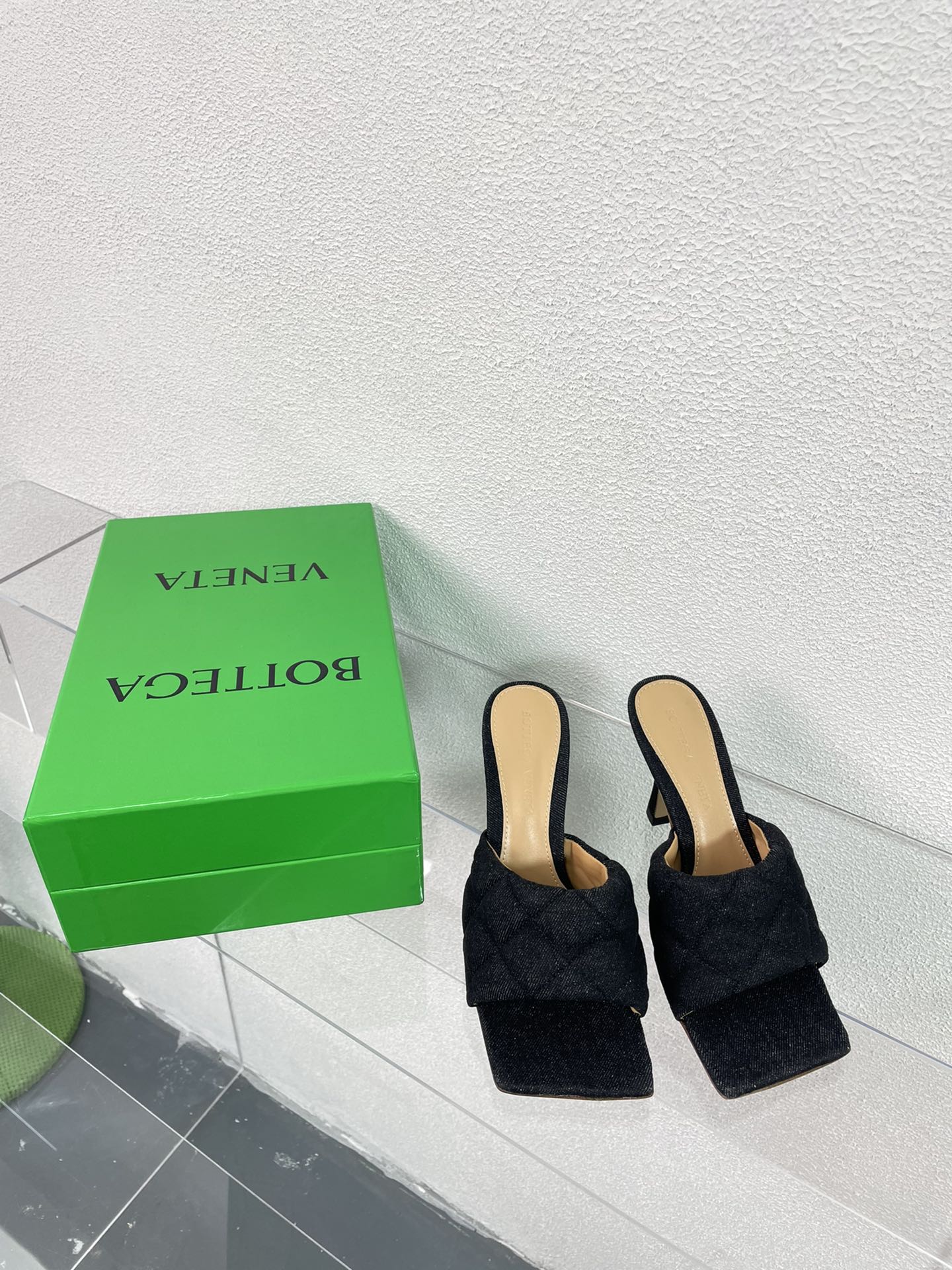 [TOP] Bottega Veneta BV  Use Metal Lambskin High Heels - 2 Colour