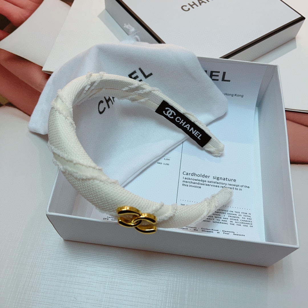 [TOP] CHANEL The Latest Small Incense headband - 2 Colour