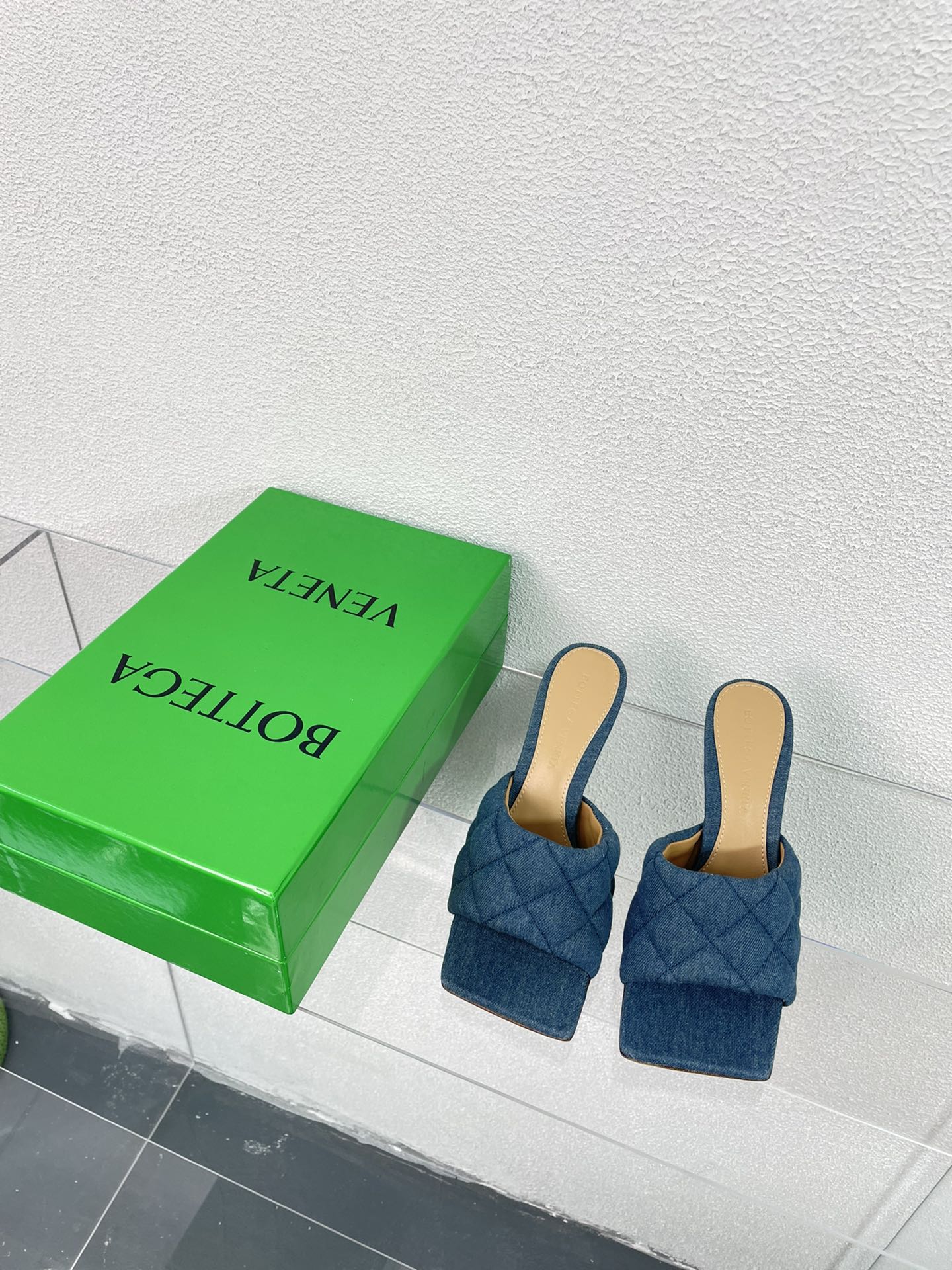 [TOP] Bottega Veneta BV  Use Metal Lambskin High Heels - 2 Colour