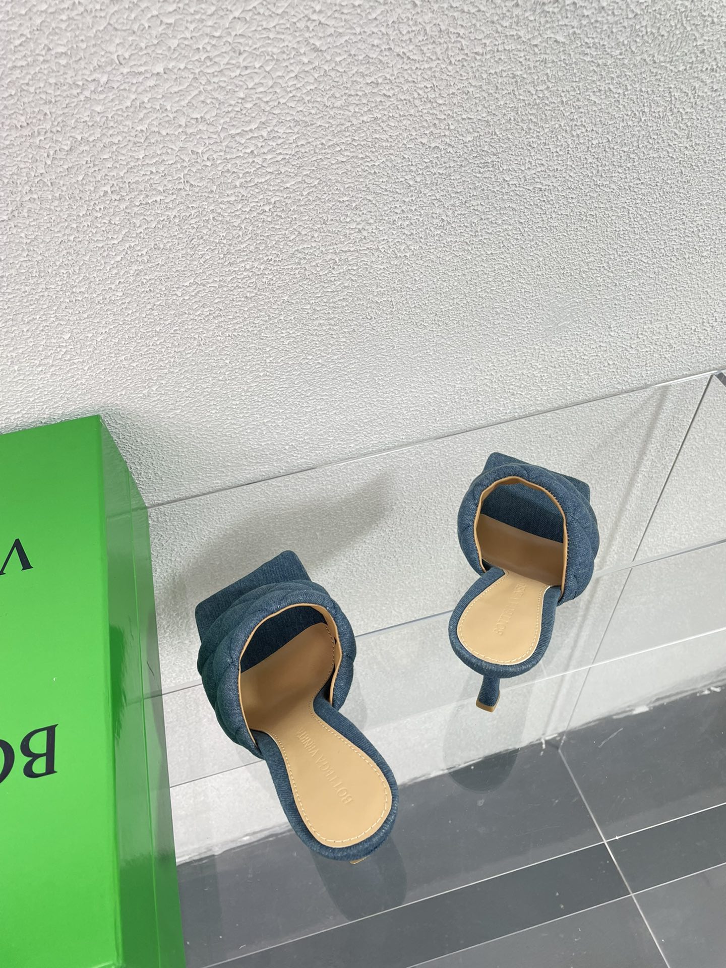 [TOP] Bottega Veneta BV  Use Metal Lambskin High Heels - 2 Colour