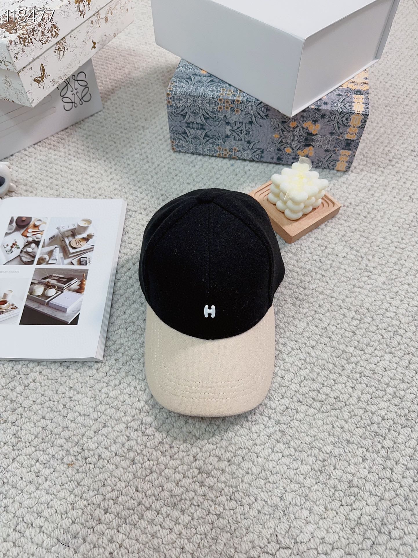 [TOP] HERMES Couple Model Adjustable Baseball Cap - 4 Colour
