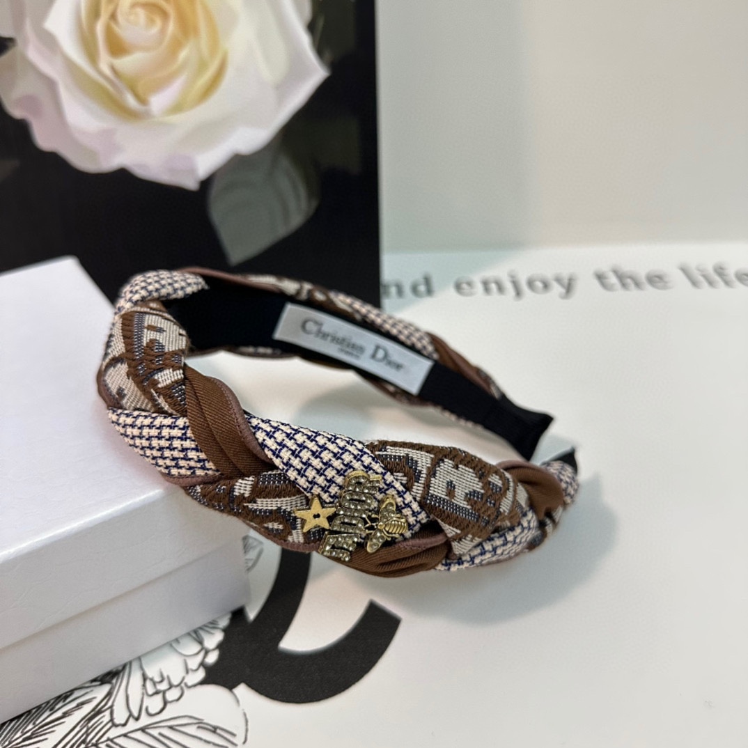 [TOP] Christian Dior The Latest Metal Headbands - 2 Colour