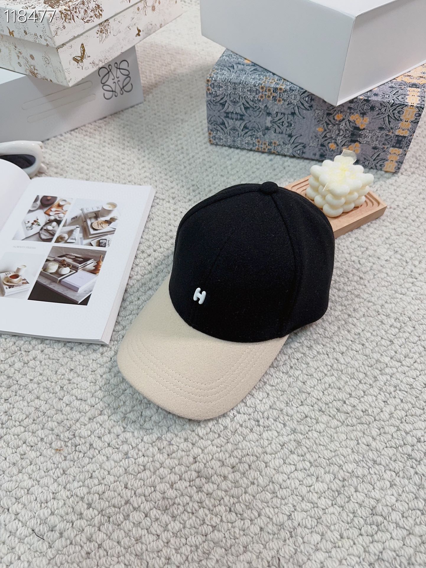 [TOP] HERMES Couple Model Adjustable Baseball Cap - 4 Colour