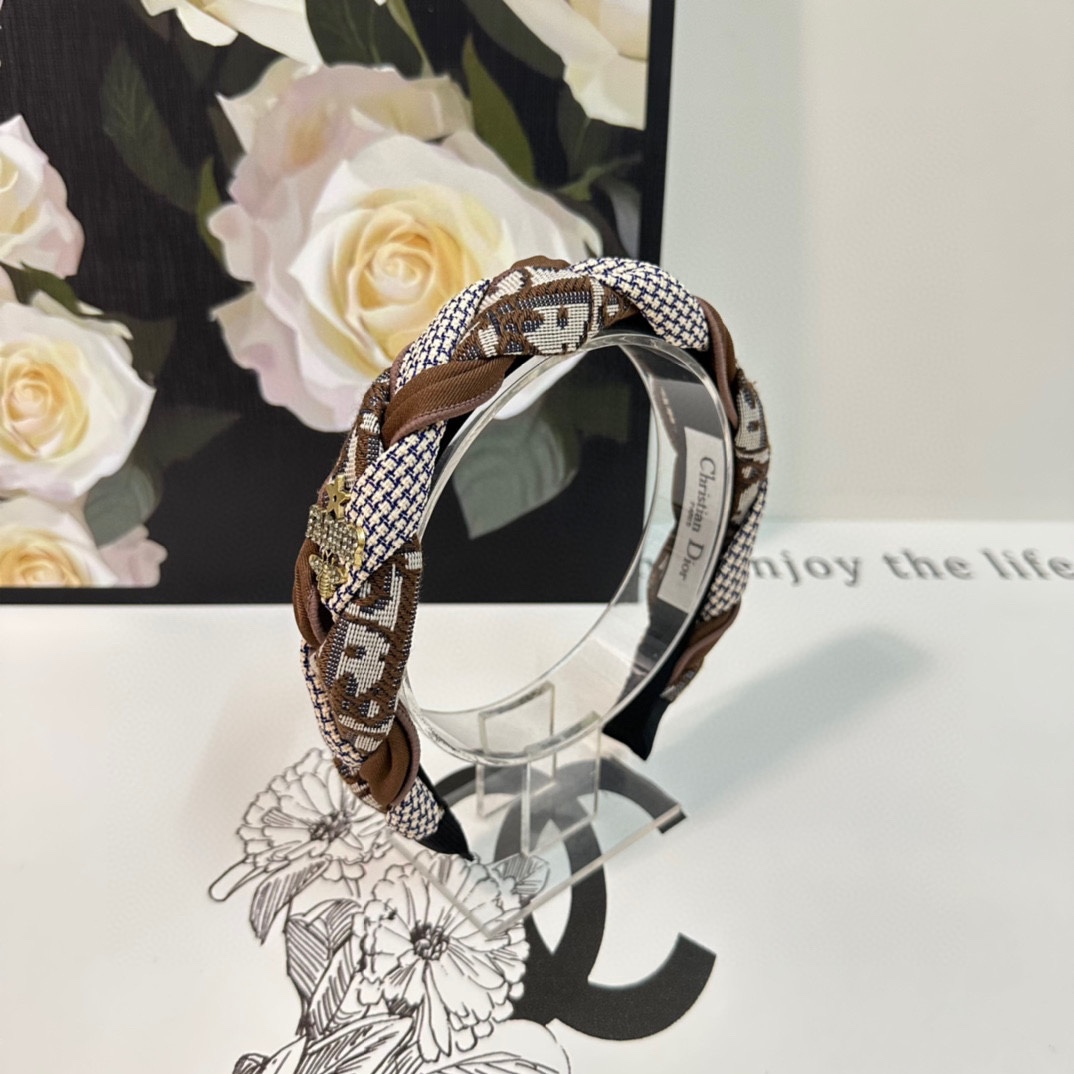 [TOP] Christian Dior The Latest Metal Headbands - 2 Colour
