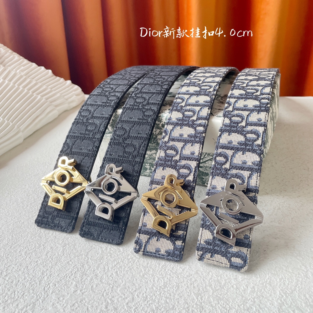[TOP] Christian Dior Metal Covered Brass Belt - 4cm