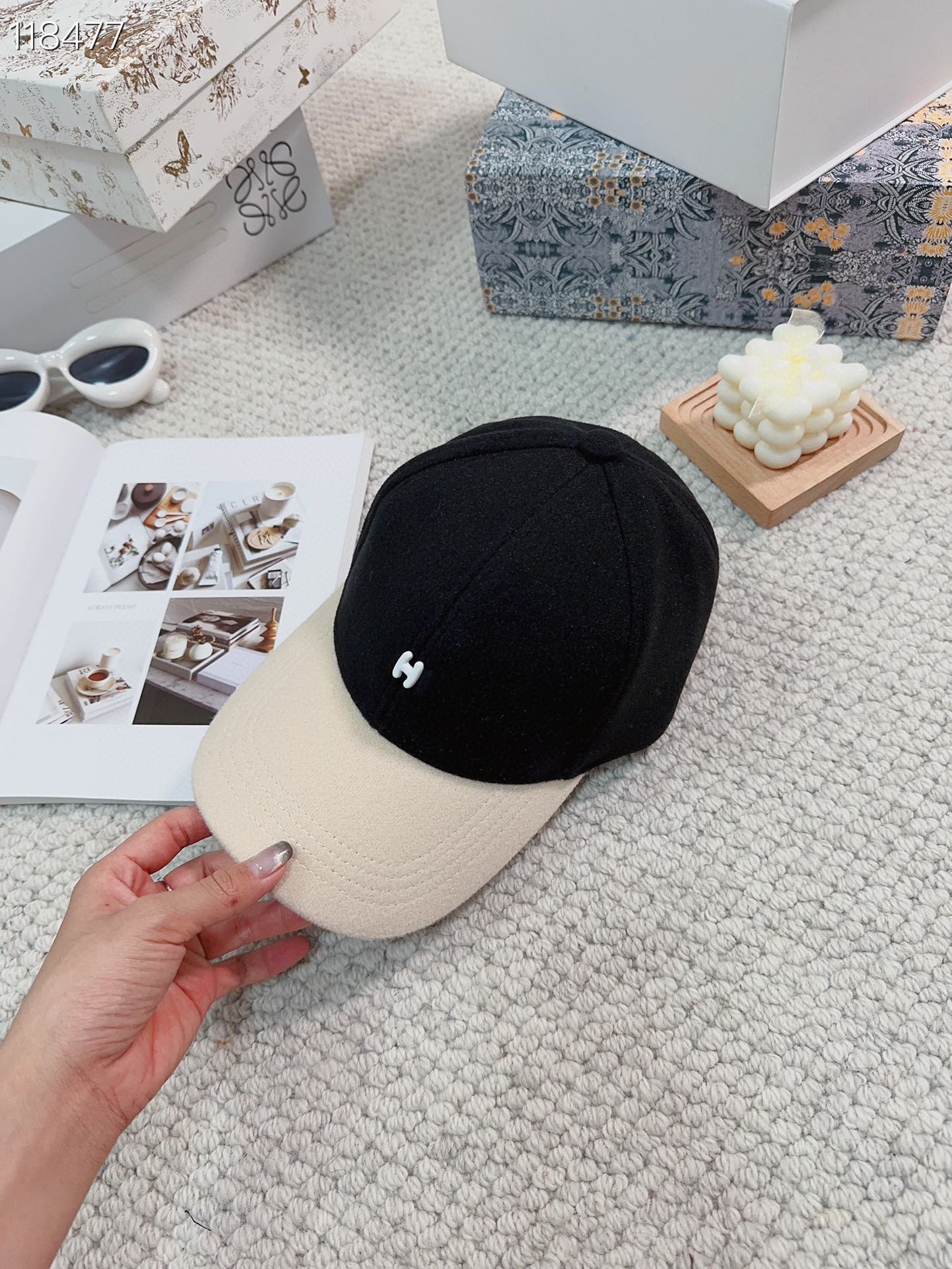 [TOP] HERMES Couple Model Adjustable Baseball Cap - 4 Colour