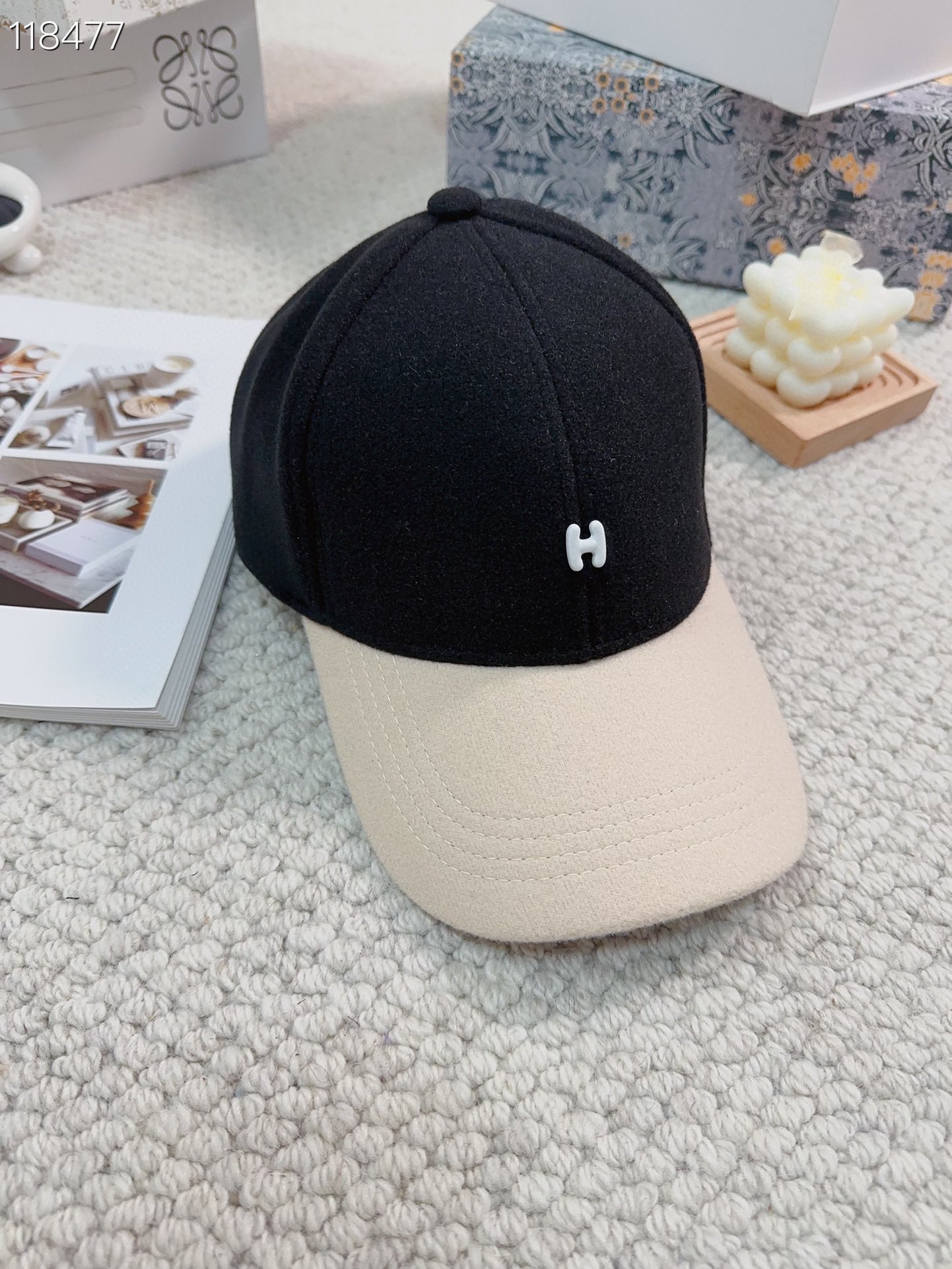 [TOP] HERMES Couple Model Adjustable Baseball Cap - 4 Colour