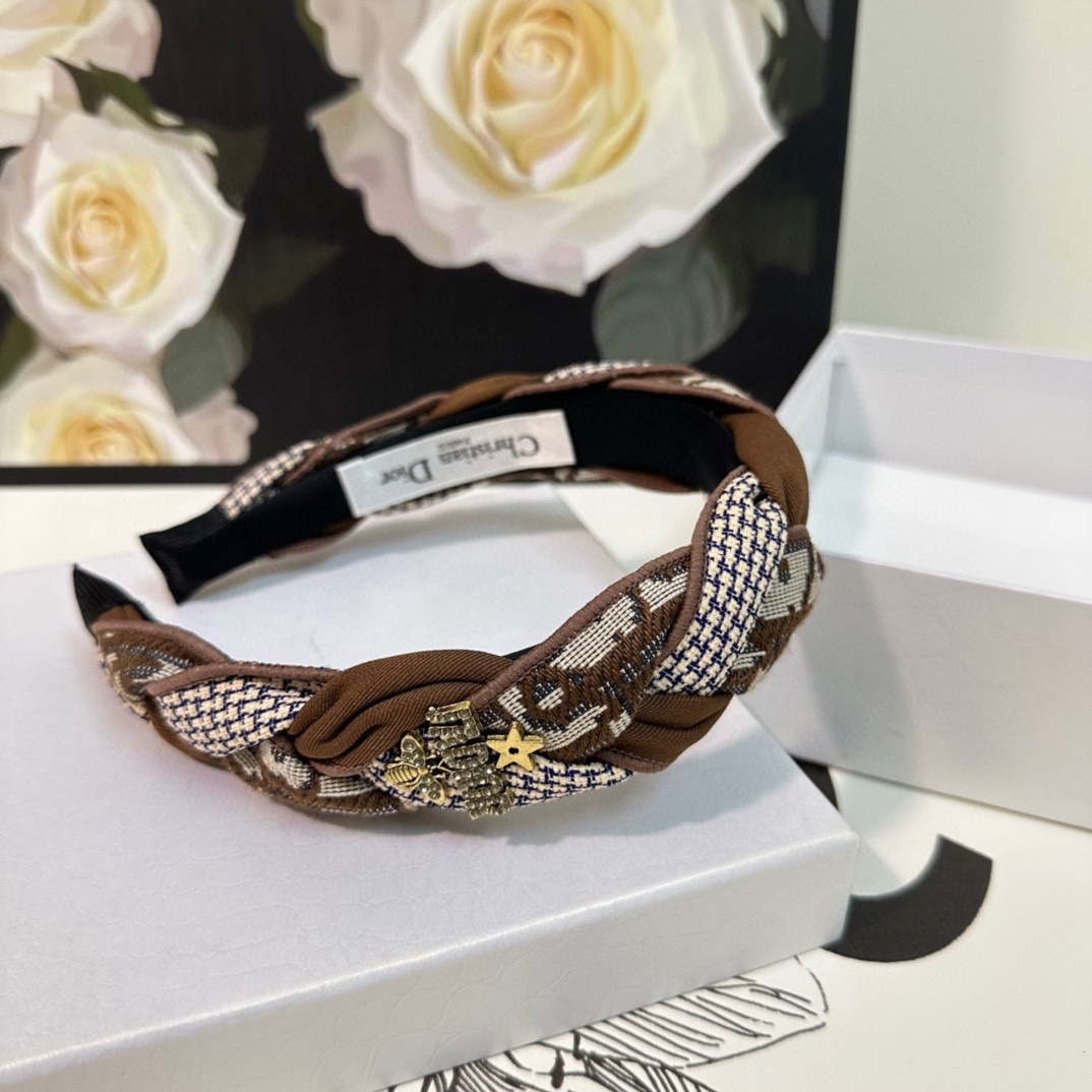 [TOP] Christian Dior The Latest Metal Headbands - 2 Colour