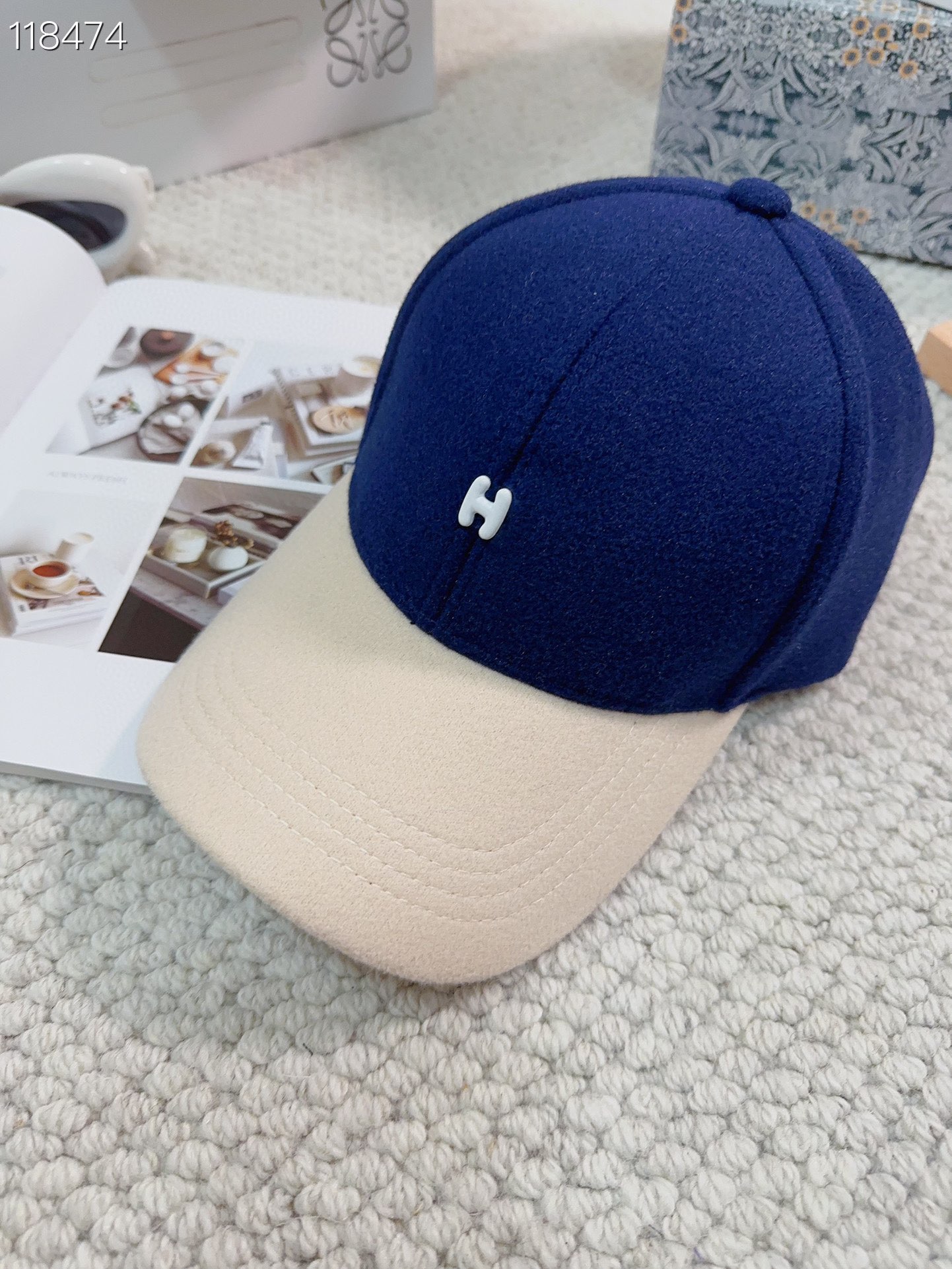 [TOP] HERMES Couple Model Adjustable Baseball Cap - 4 Colour