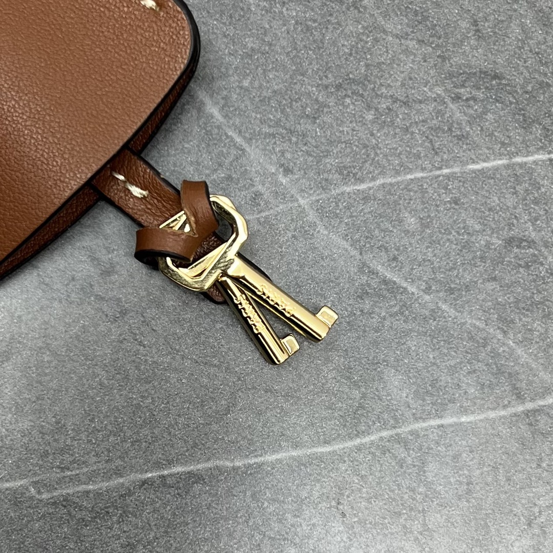 [TOP] CELINE CE's New Large-Capacity Cabas Handbag 31×15×29cm - Brown&Black