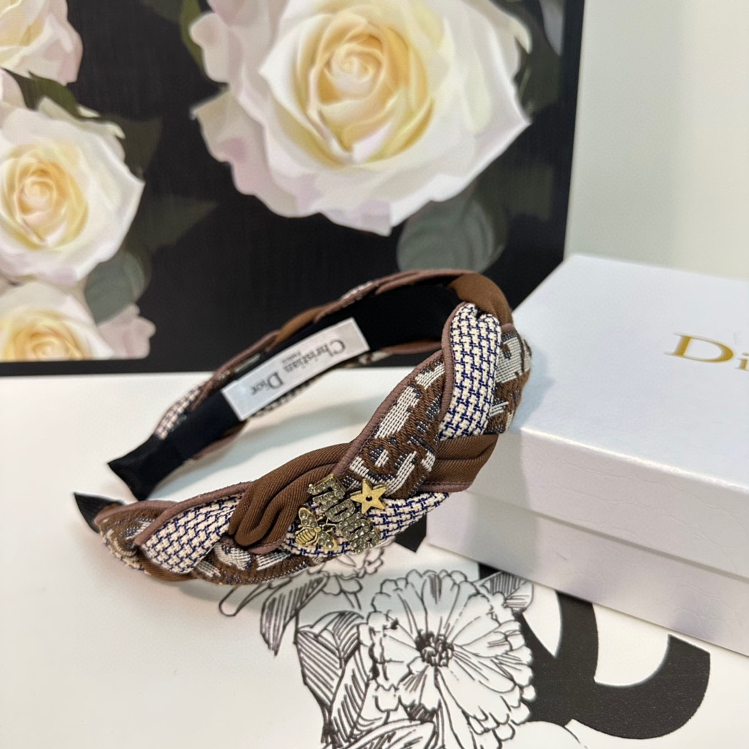 [TOP] Christian Dior The Latest Metal Headbands - 2 Colour