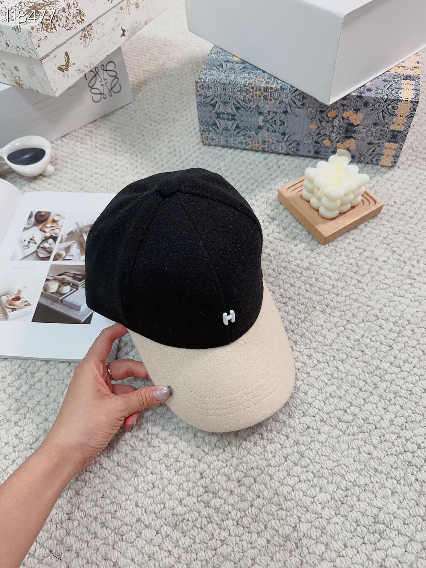 [TOP] HERMES Couple Model Adjustable Baseball Cap - 4 Colour