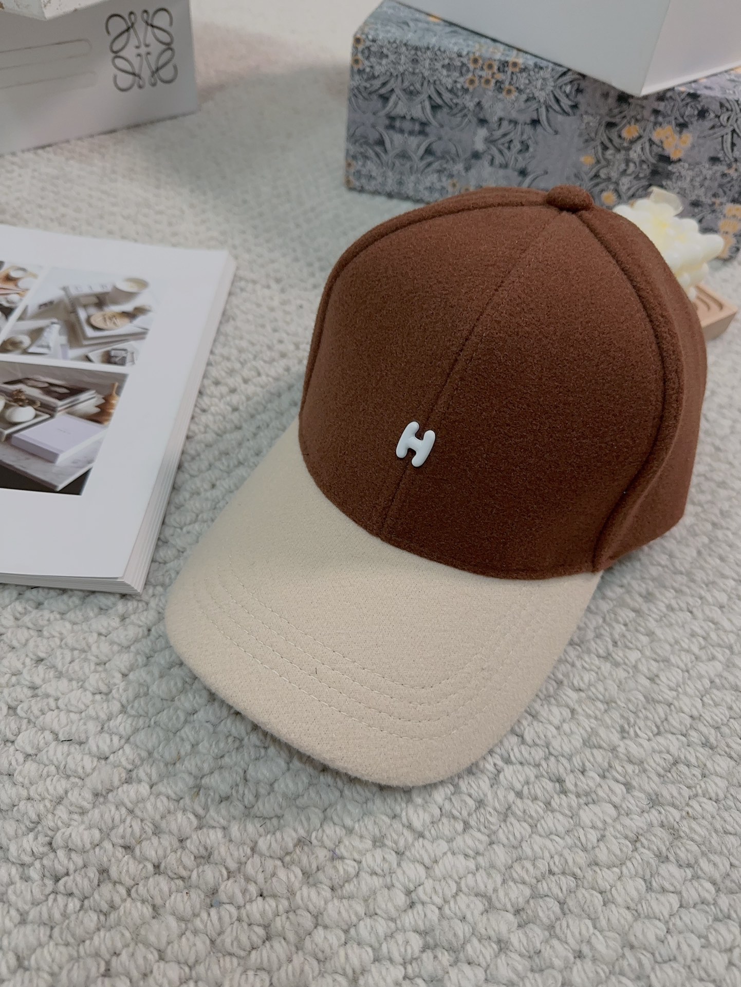 [TOP] HERMES Couple Model Adjustable Baseball Cap - 4 Colour