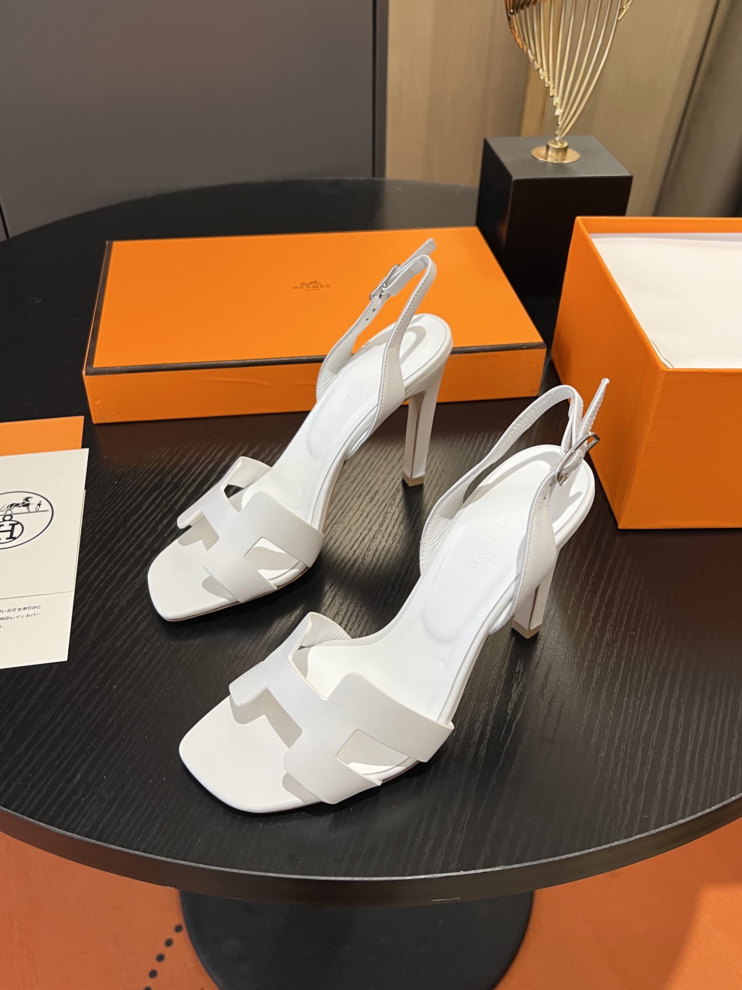 [TOP] HERMES Cowhide High Heeled Sandals - 10.5cm - 11 Colors - SHW