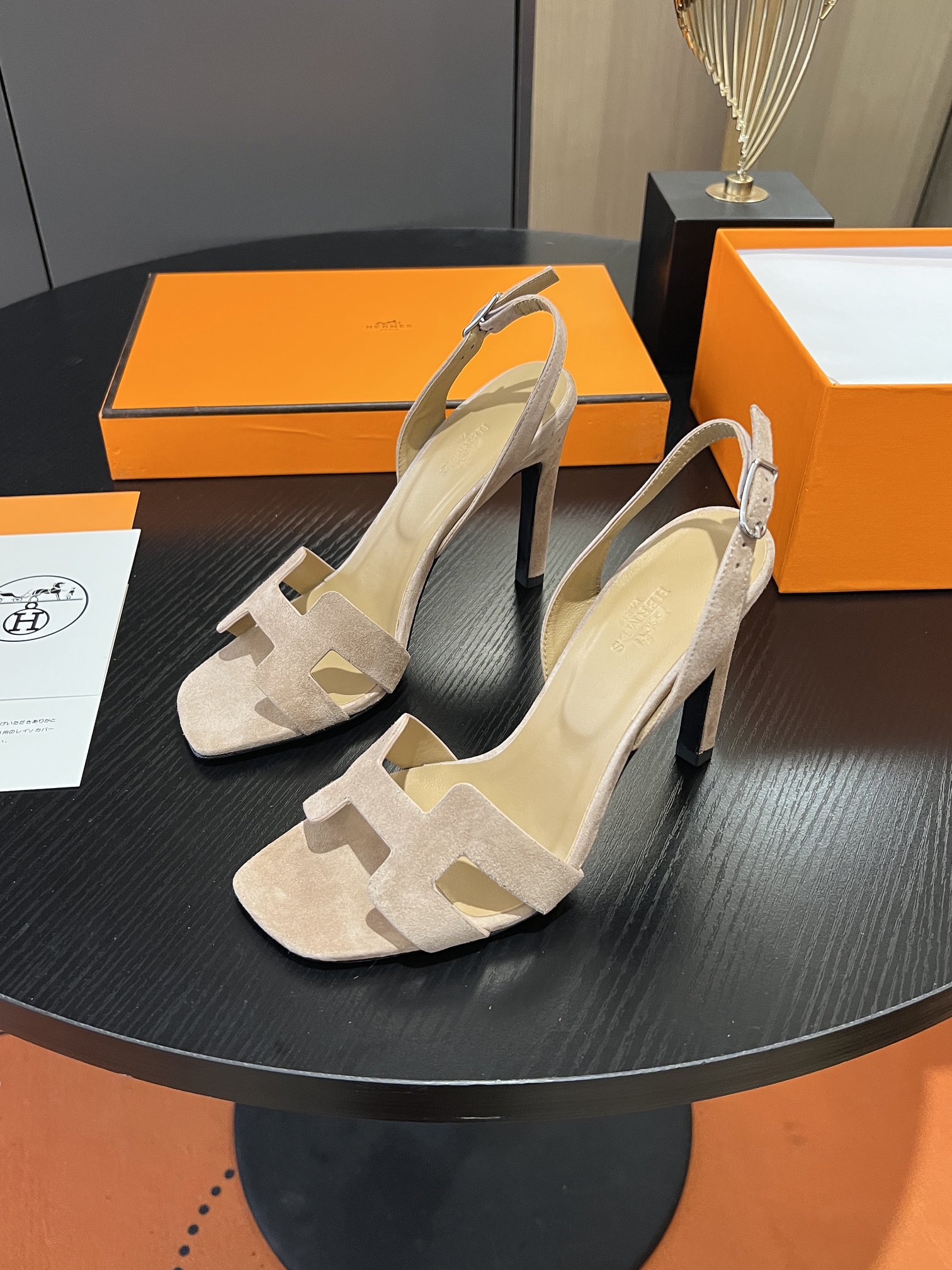 [TOP] HERMES Cowhide High Heeled Sandals - 10.5cm - 11 Colors - SHW