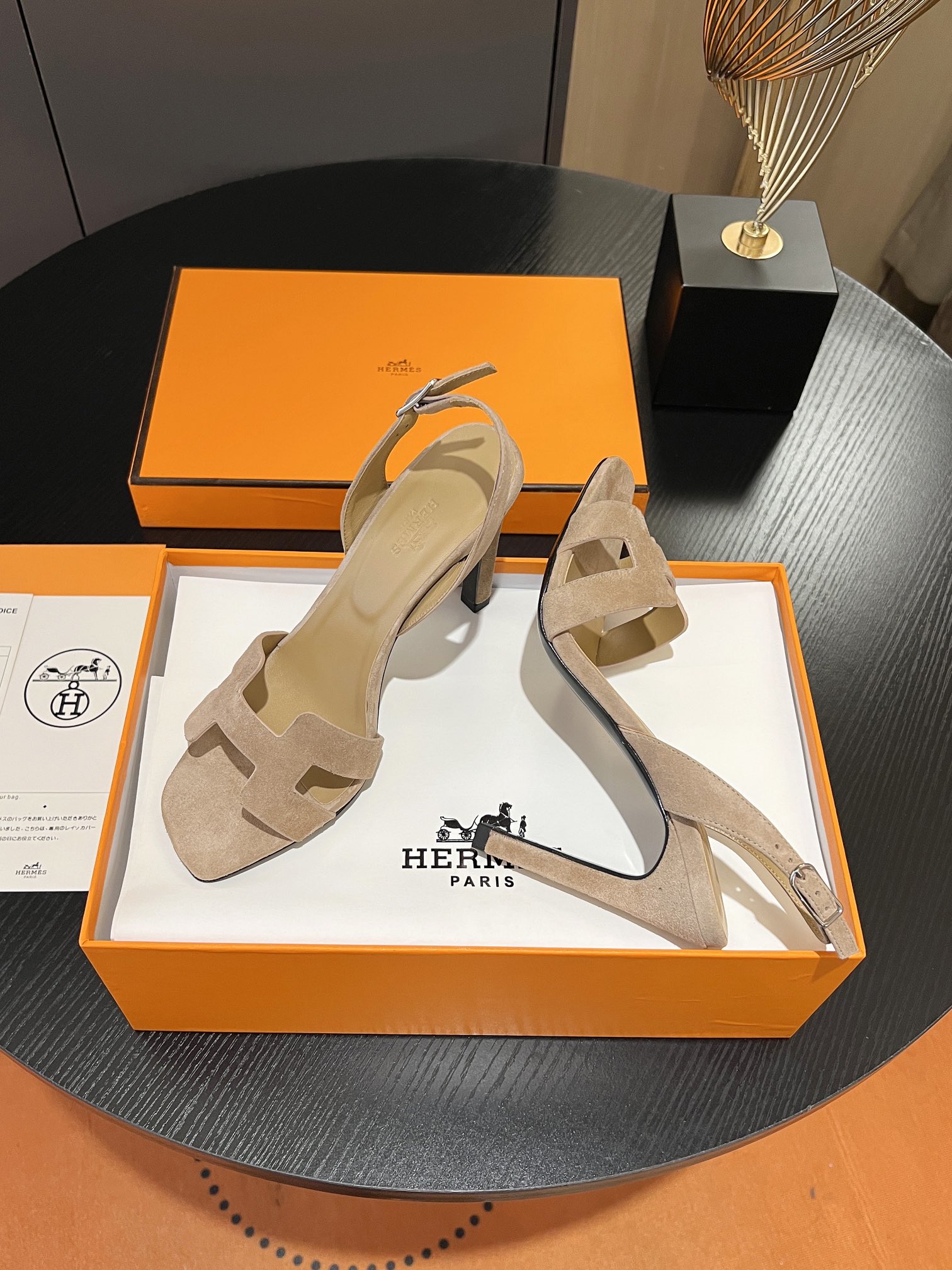 [TOP] HERMES Cowhide High Heeled Sandals - 10.5cm - 11 Colors - SHW