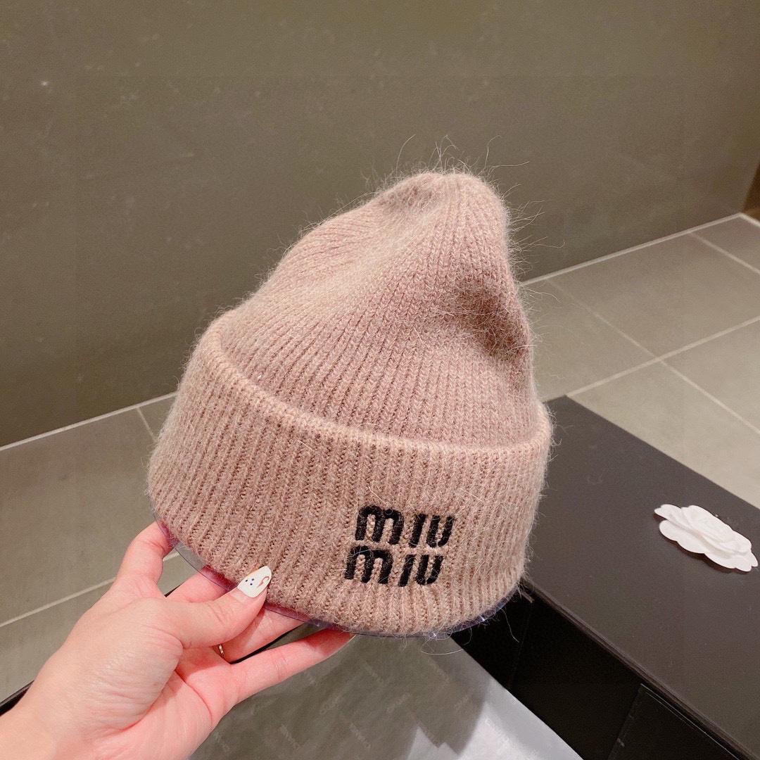 [TOP] Miu Miu Autumn And Winter New Wool Hat - 7color