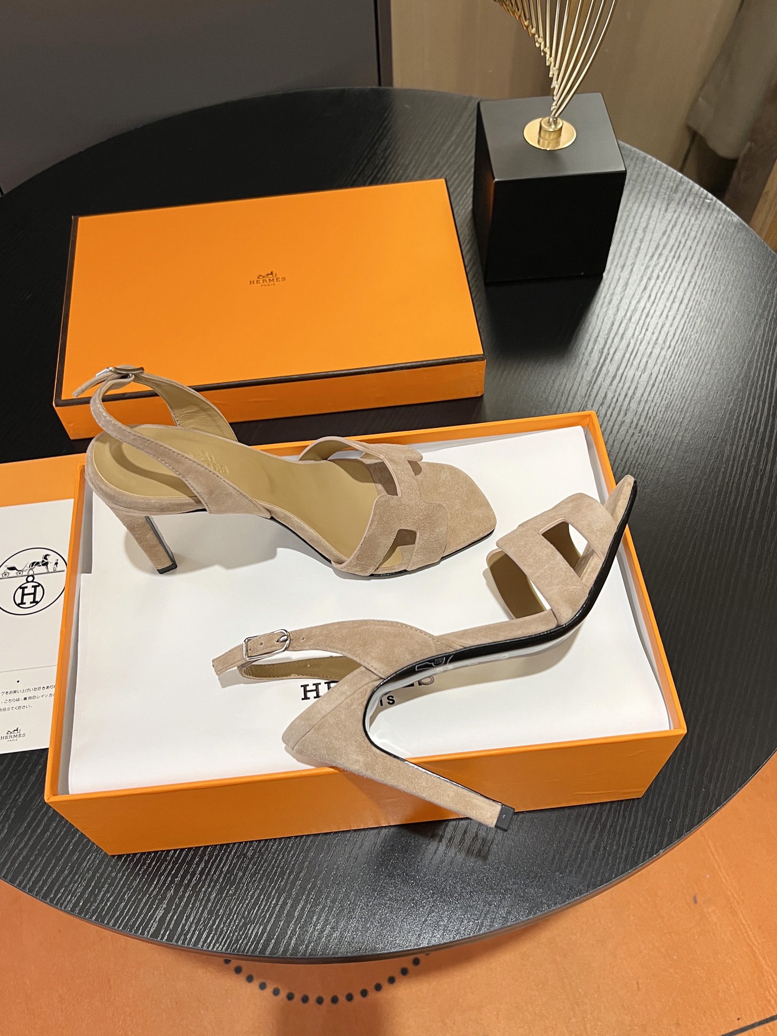 [TOP] HERMES Cowhide High Heeled Sandals - 10.5cm - 11 Colors - SHW