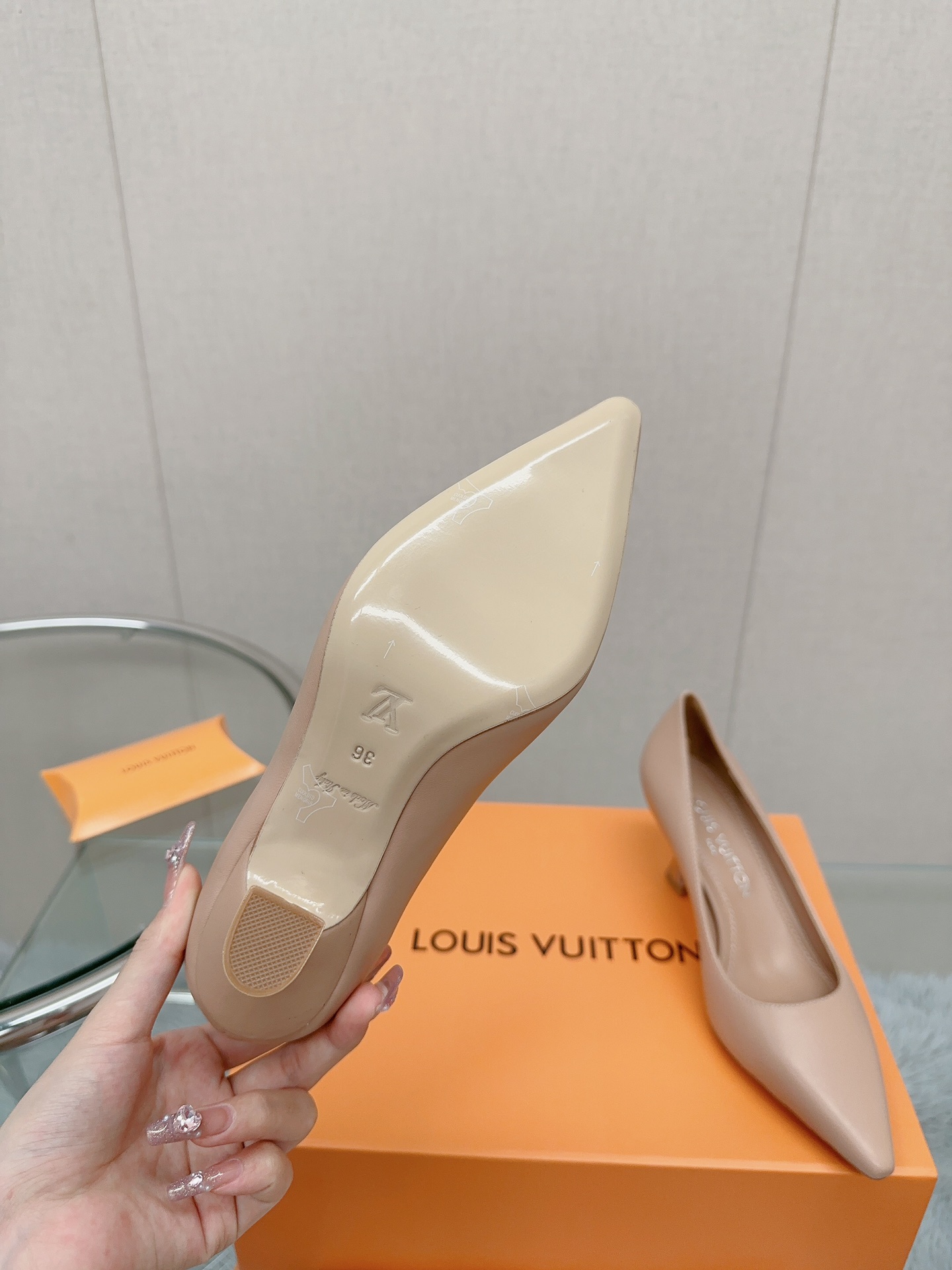 [TOP] Louis Vuitton LV Fashion Versatile High Heels - 6.5cm/9.5cm