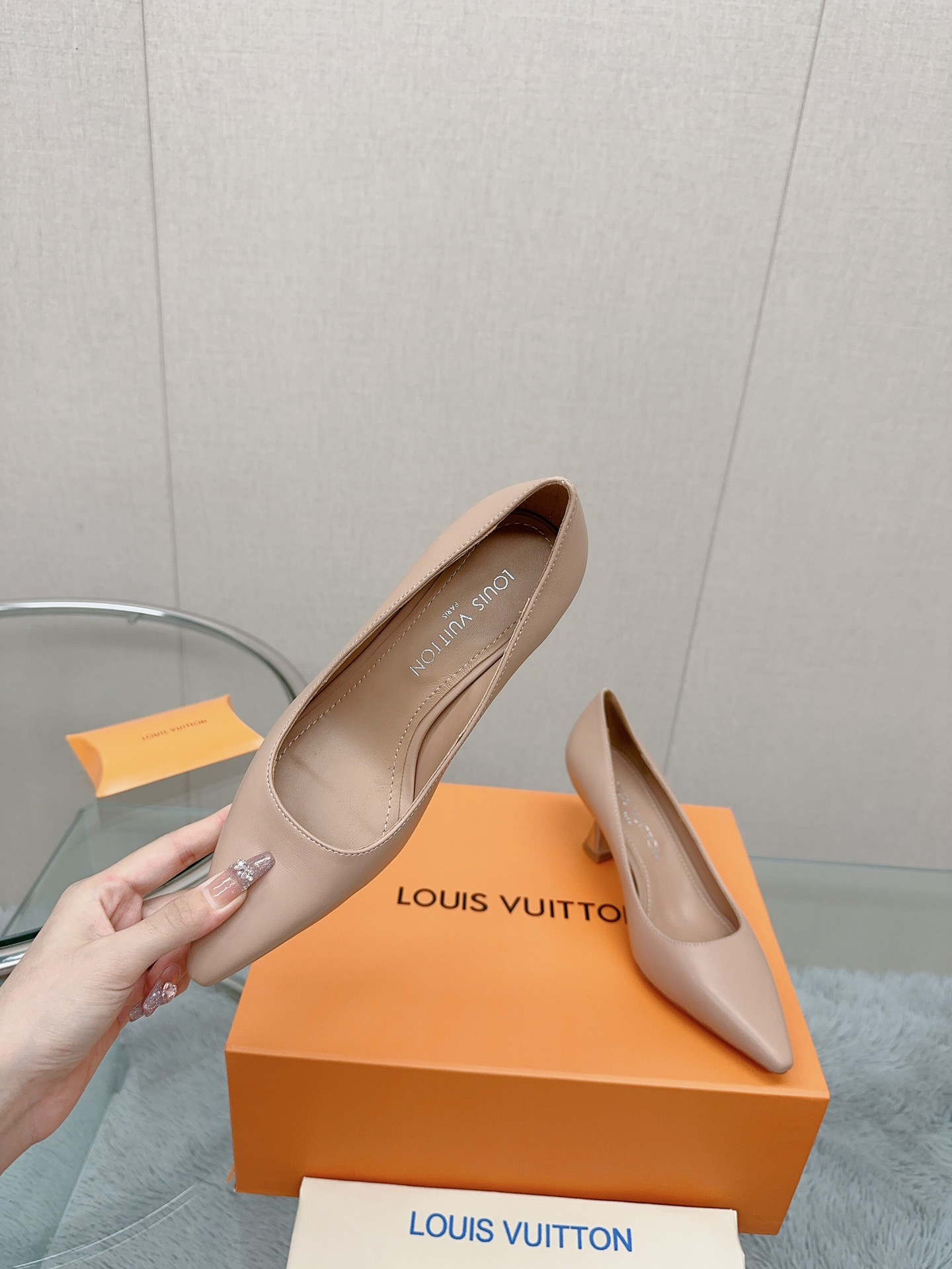 [TOP] Louis Vuitton LV Fashion Versatile High Heels - 6.5cm/9.5cm