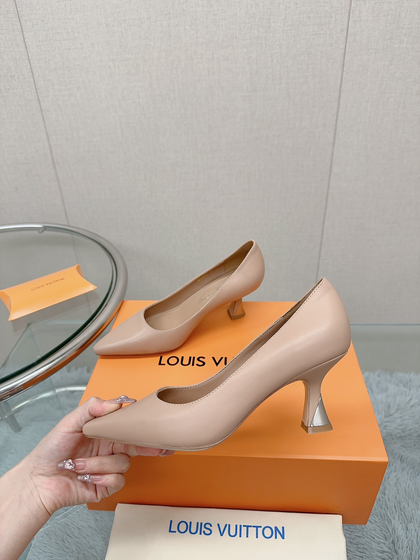 [TOP] Louis Vuitton LV Fashion Versatile High Heels - 6.5cm/9.5cm