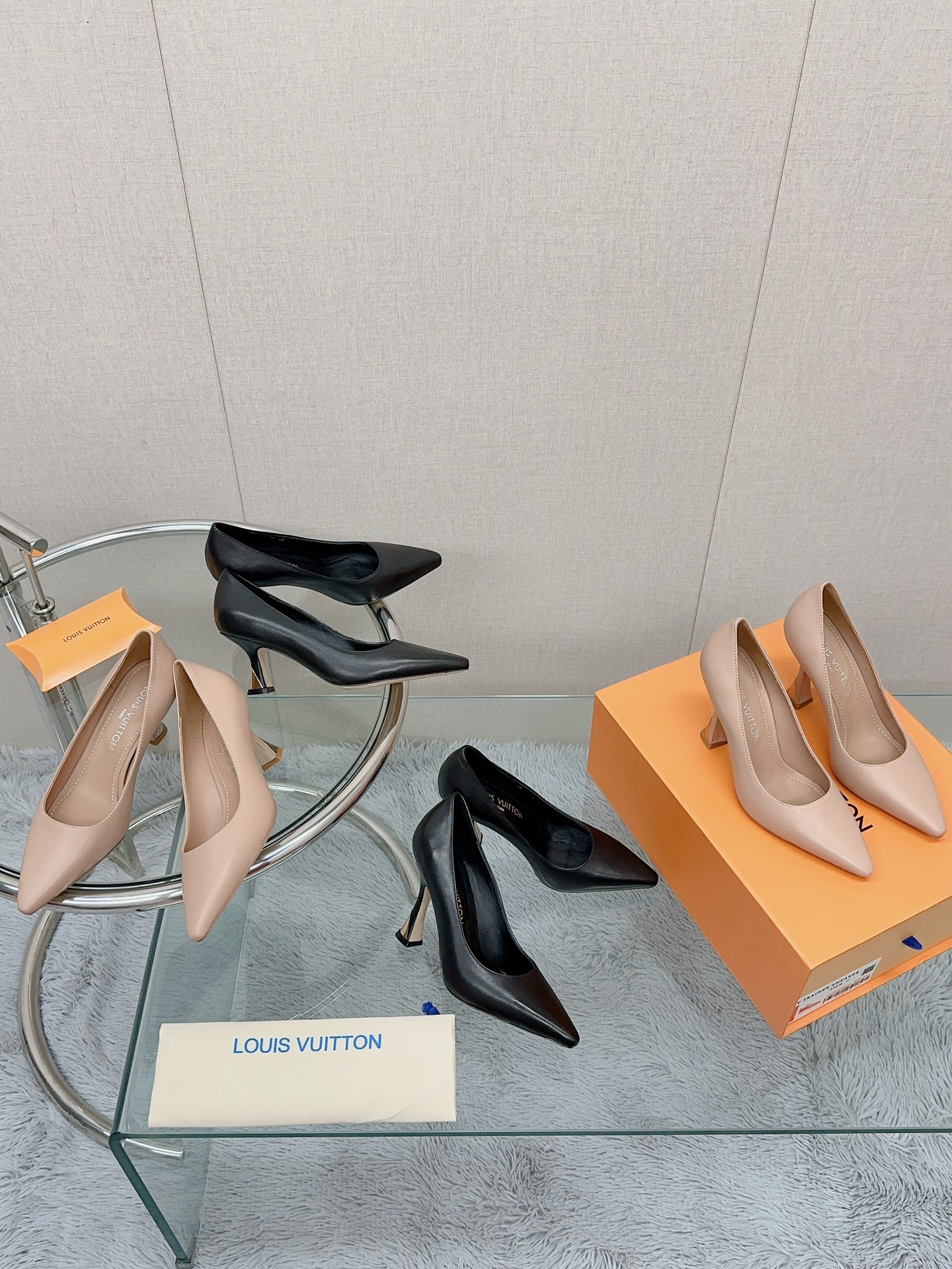 [TOP] Louis Vuitton LV Fashion Versatile High Heels - 6.5cm/9.5cm