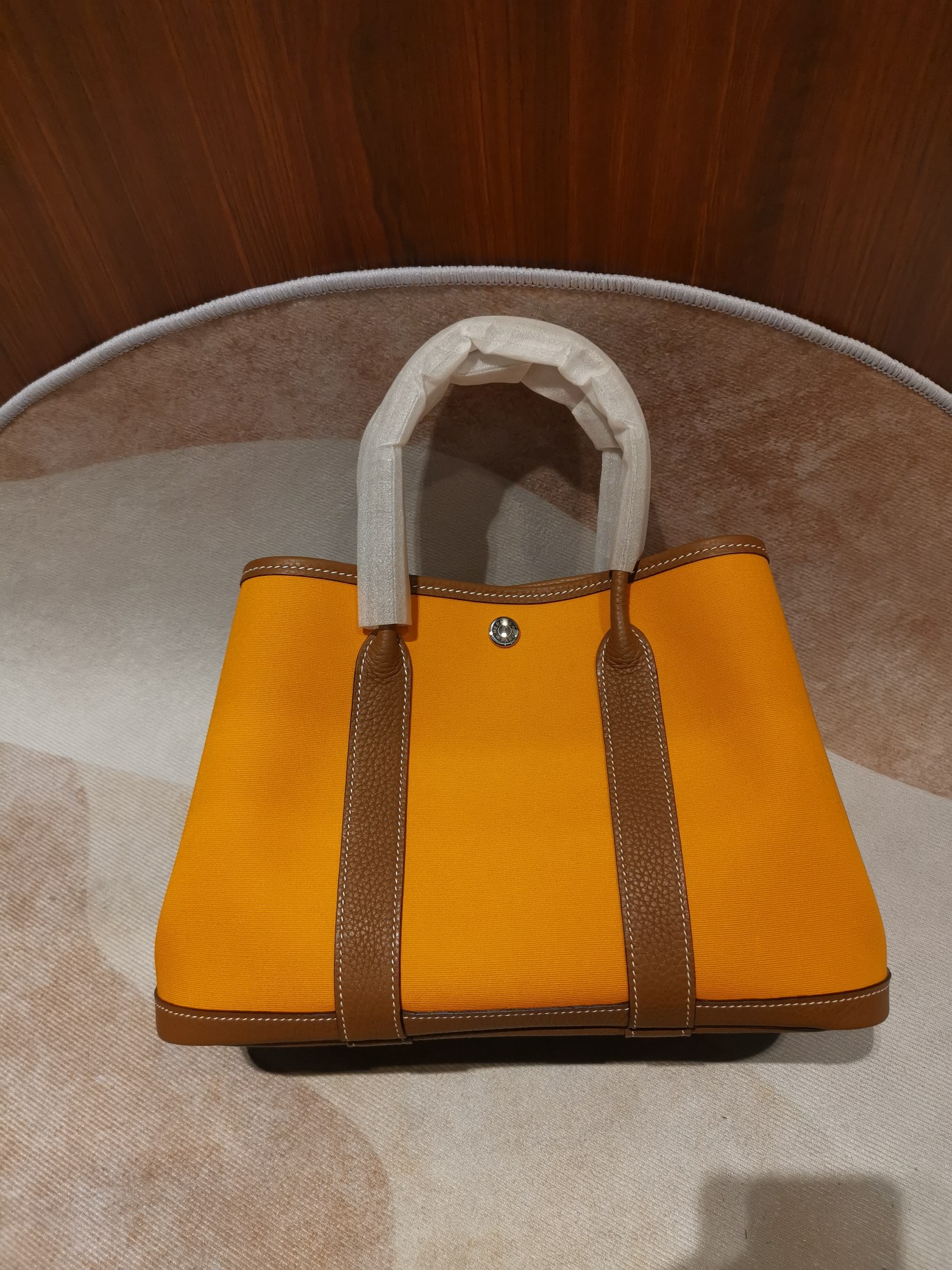 [TOP] HERMES Graden Party Canvas Bag 30cm/36cm - Six Colors