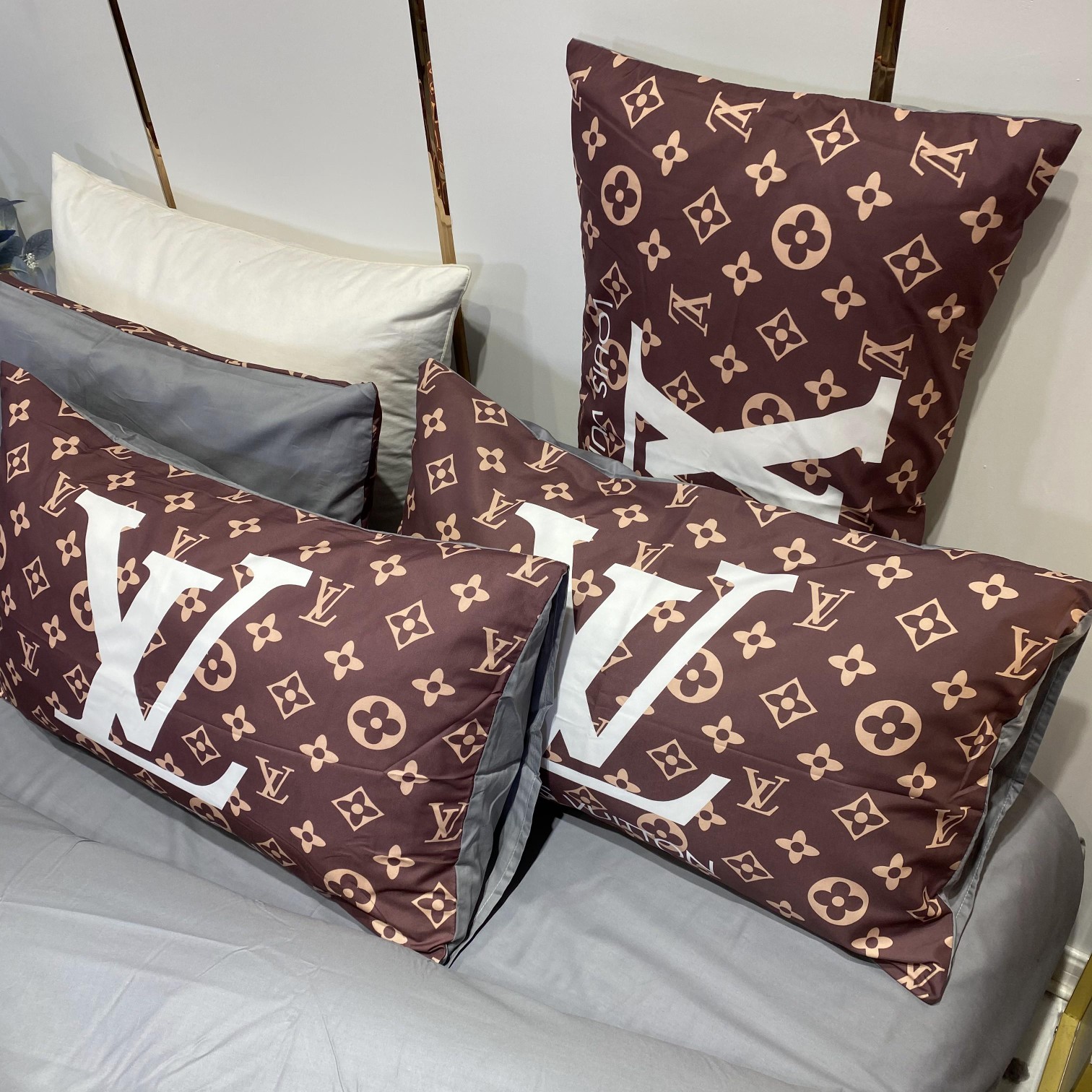 [TOP] Louis Vuitton LV Cotton Printing Four-piece Set - 3 Colors