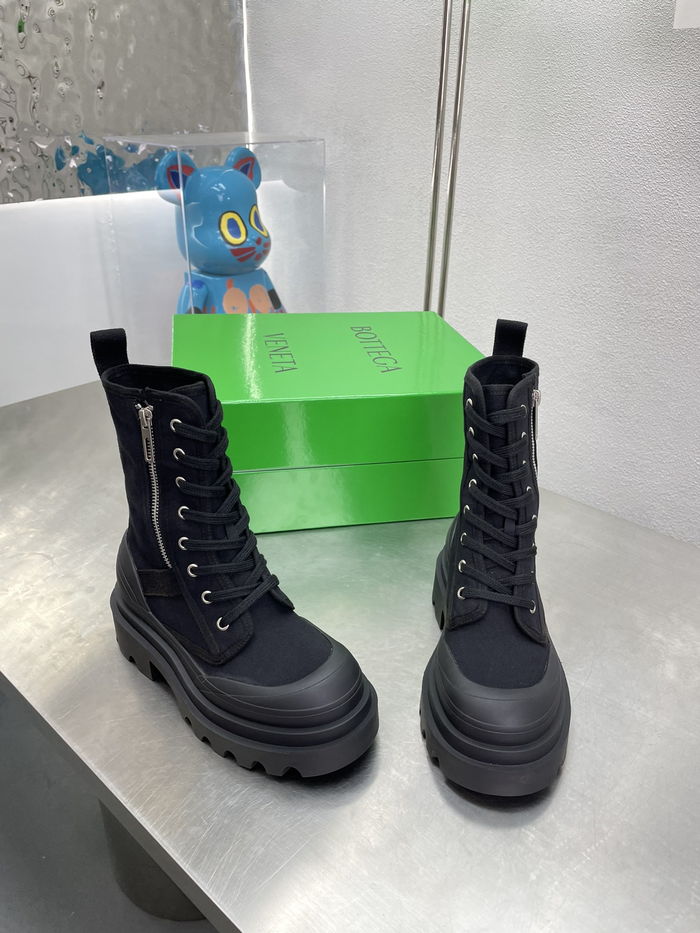 [TOP] Bottega Veneta BV  Men's And Women's Martin Boots - 6cm - 4 Colour