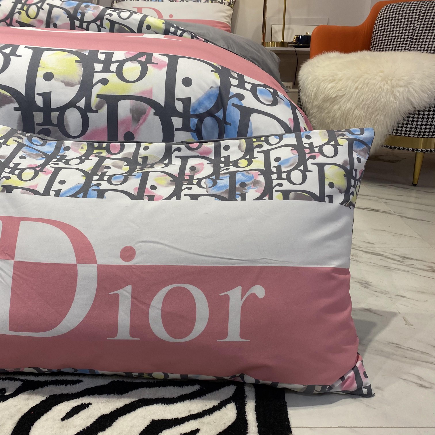 [TOP] Christian Dior Cotton Printing Four-piece Set