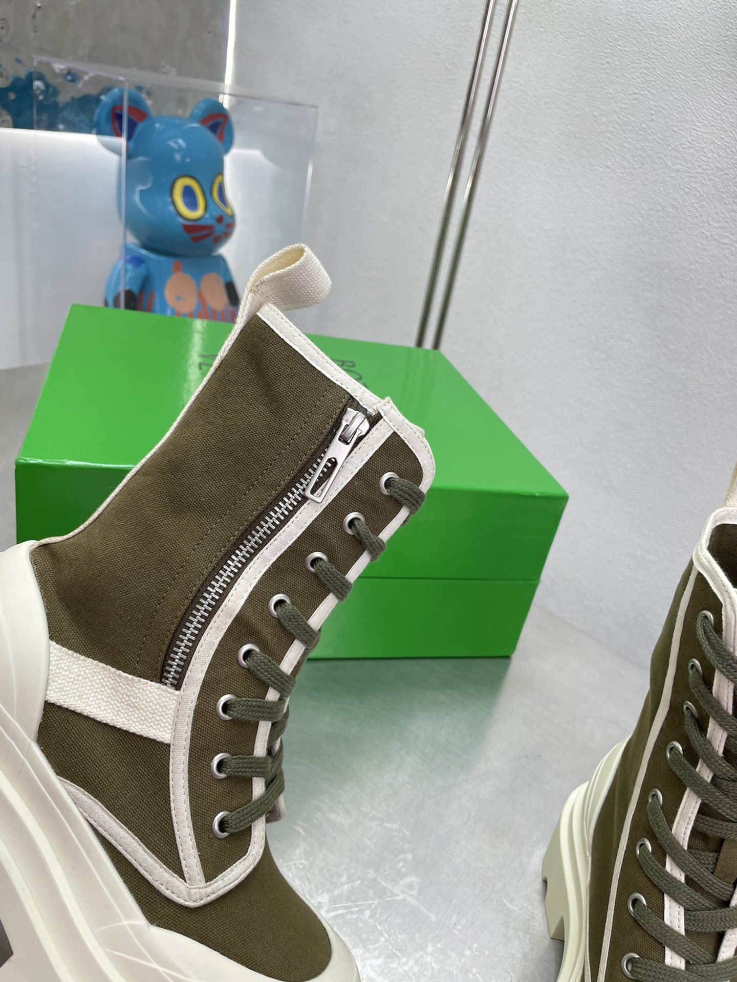 [TOP] Bottega Veneta BV  Men's And Women's Martin Boots - 6cm - 4 Colour