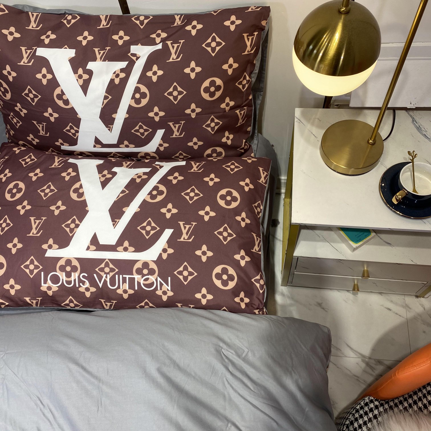 [TOP] Louis Vuitton LV Cotton Printing Four-piece Set - 3 Colors