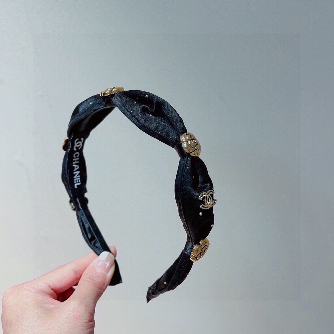 [TOP] CHANEL Vintage Bow Tie Headband - 2 Color