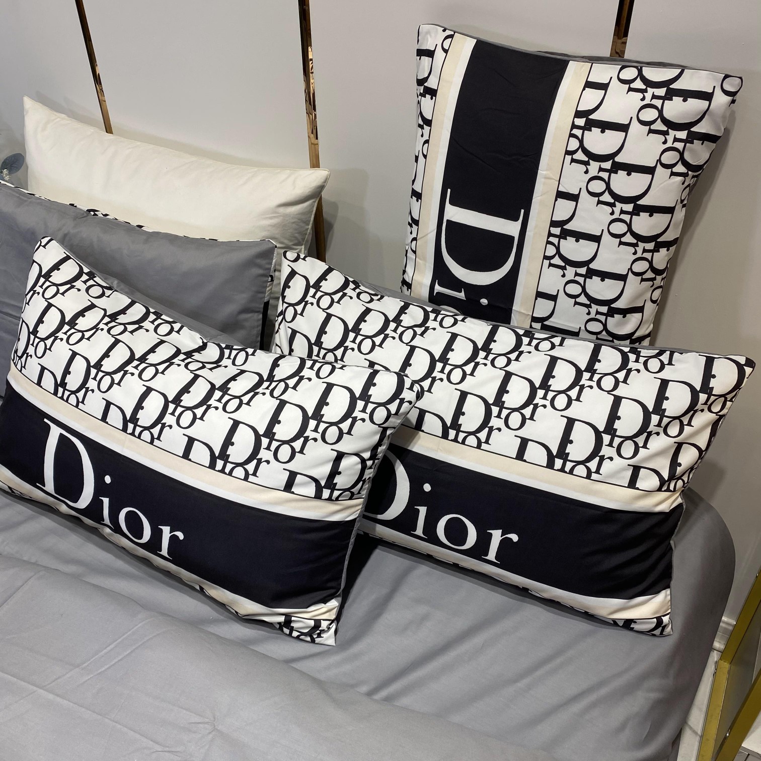 [TOP] Christian Dior Cotton Printing Four-piece Set