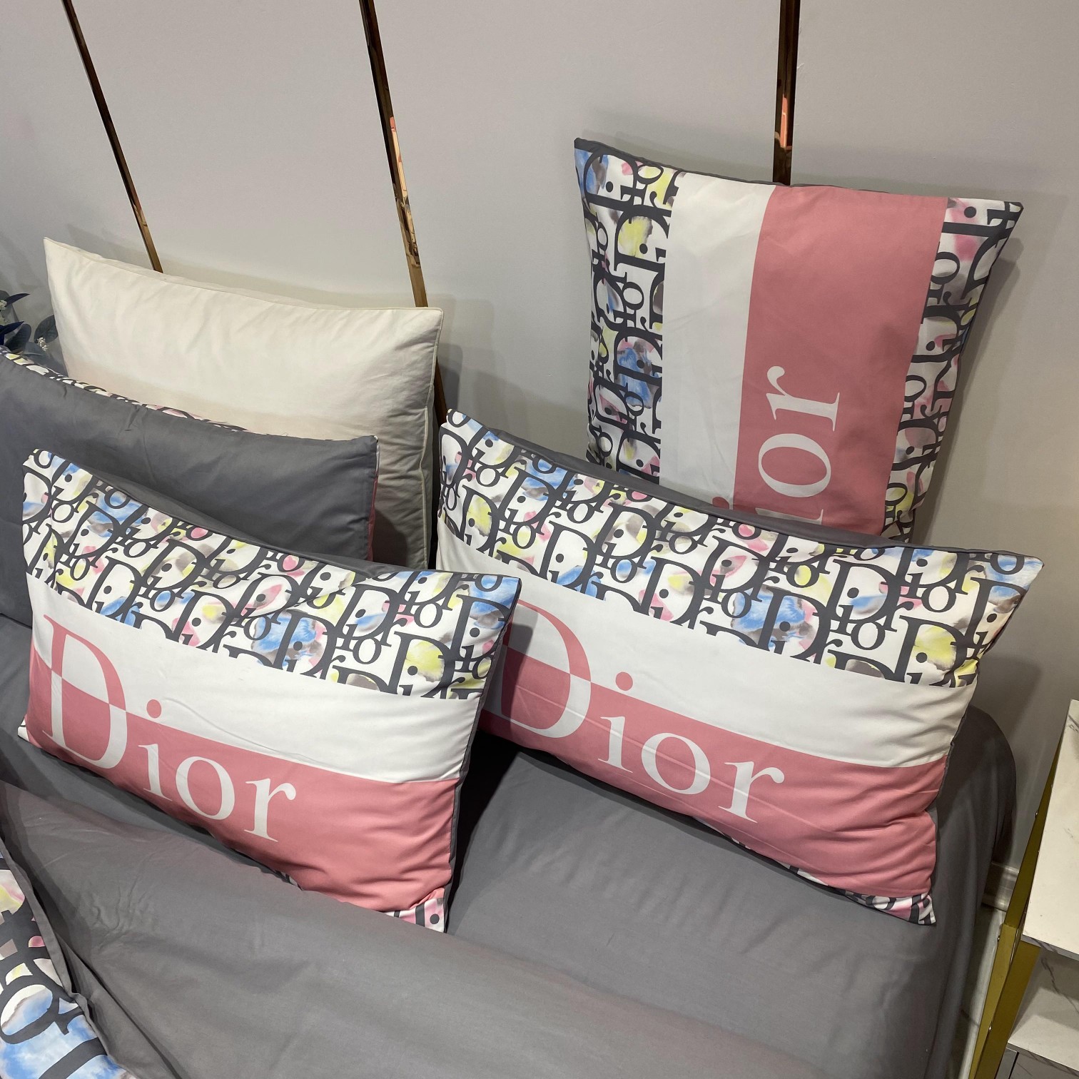 [TOP] Christian Dior Cotton Printing Four-piece Set