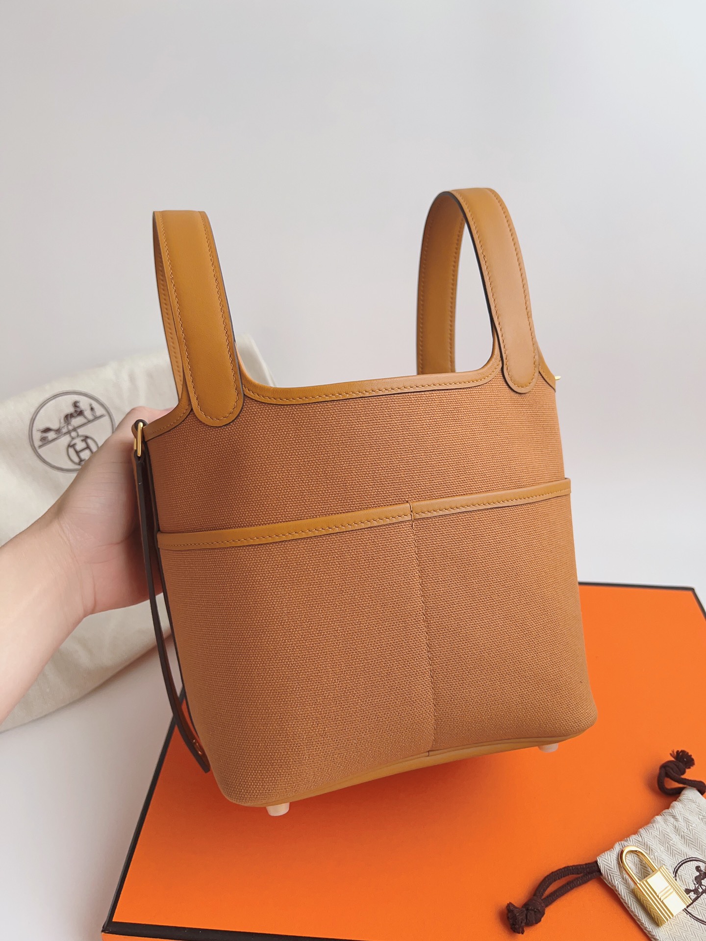 [TOP] HERMES Evelyne TC Leather 18 cm  - Seven Colors
