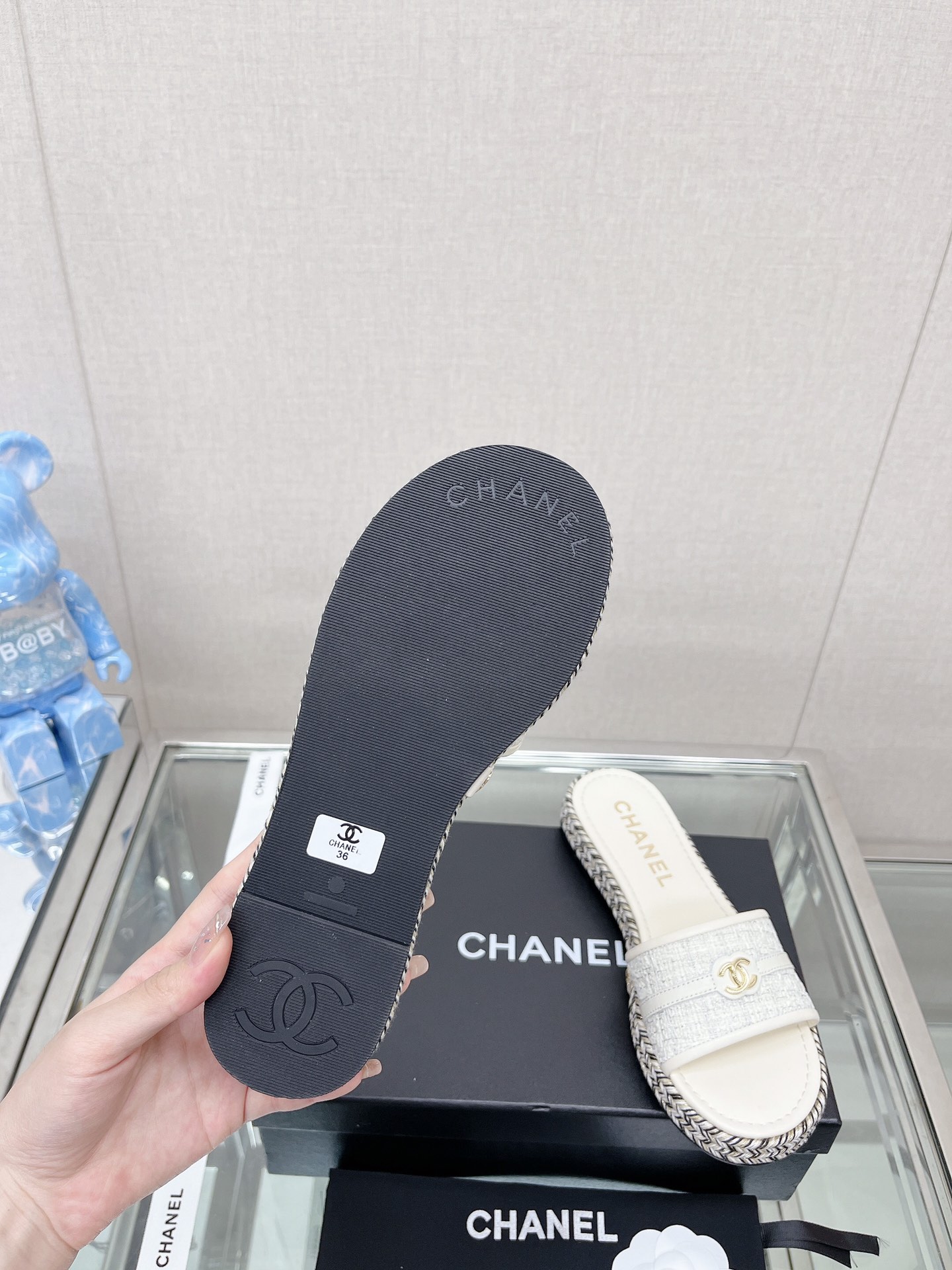 [TOP] CHANEL Sheepskin Lining Slippers - 4 Colour