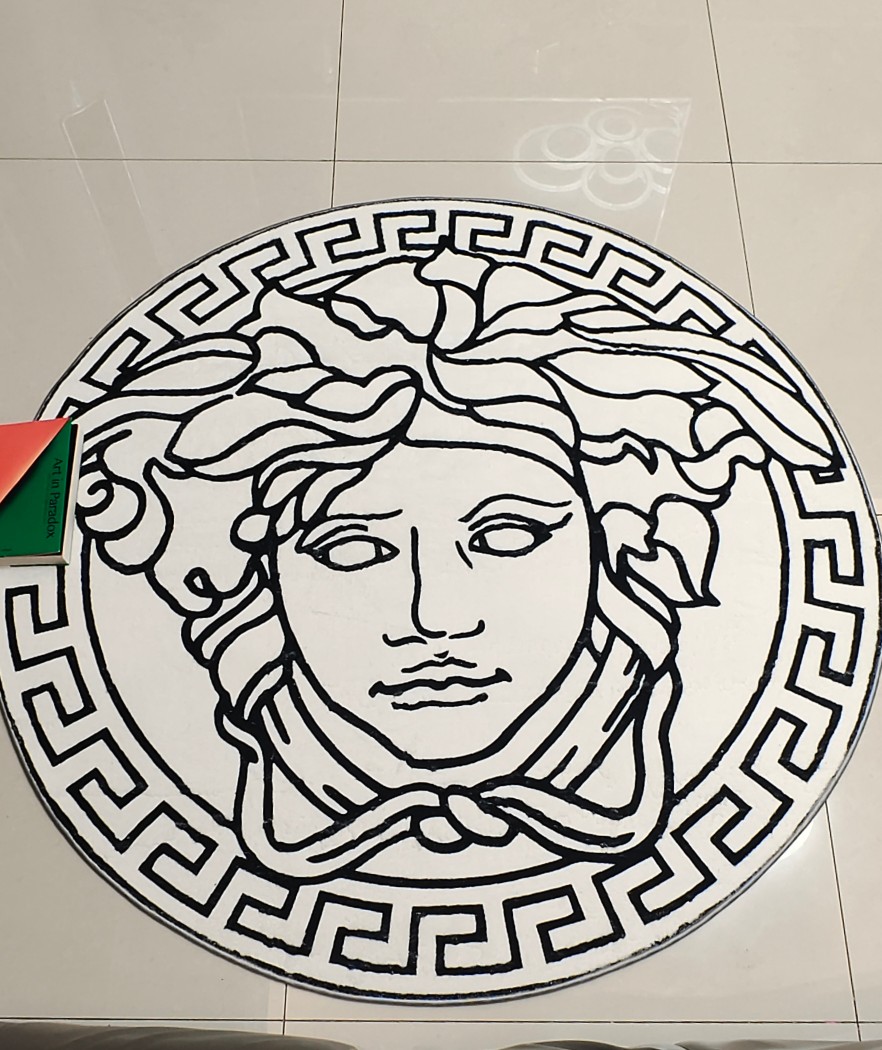 [TOP] VERSACE Round Carpet