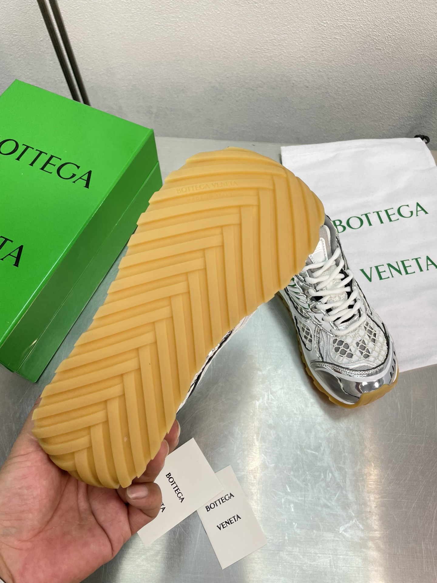 [TOP] Bottega Veneta BV  Sports Shoes Made Of Lightweight Technology Mesh Fabric - 4 Colour