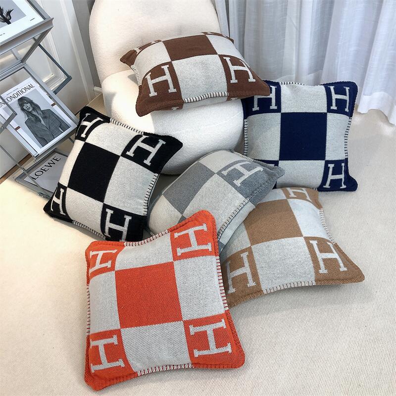 [TOP] HERMES Woolen Blanket 1400g - 6 Colors