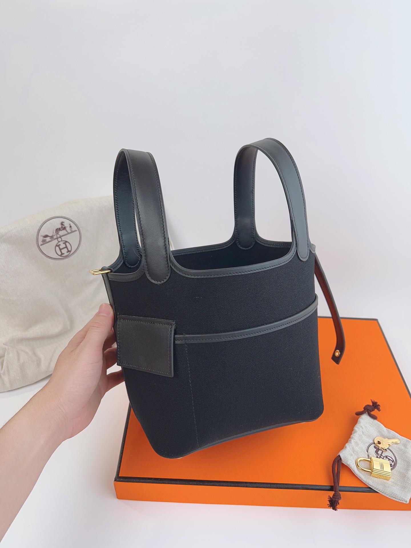 [TOP] HERMES Evelyne TC Leather 18 cm  - Seven Colors