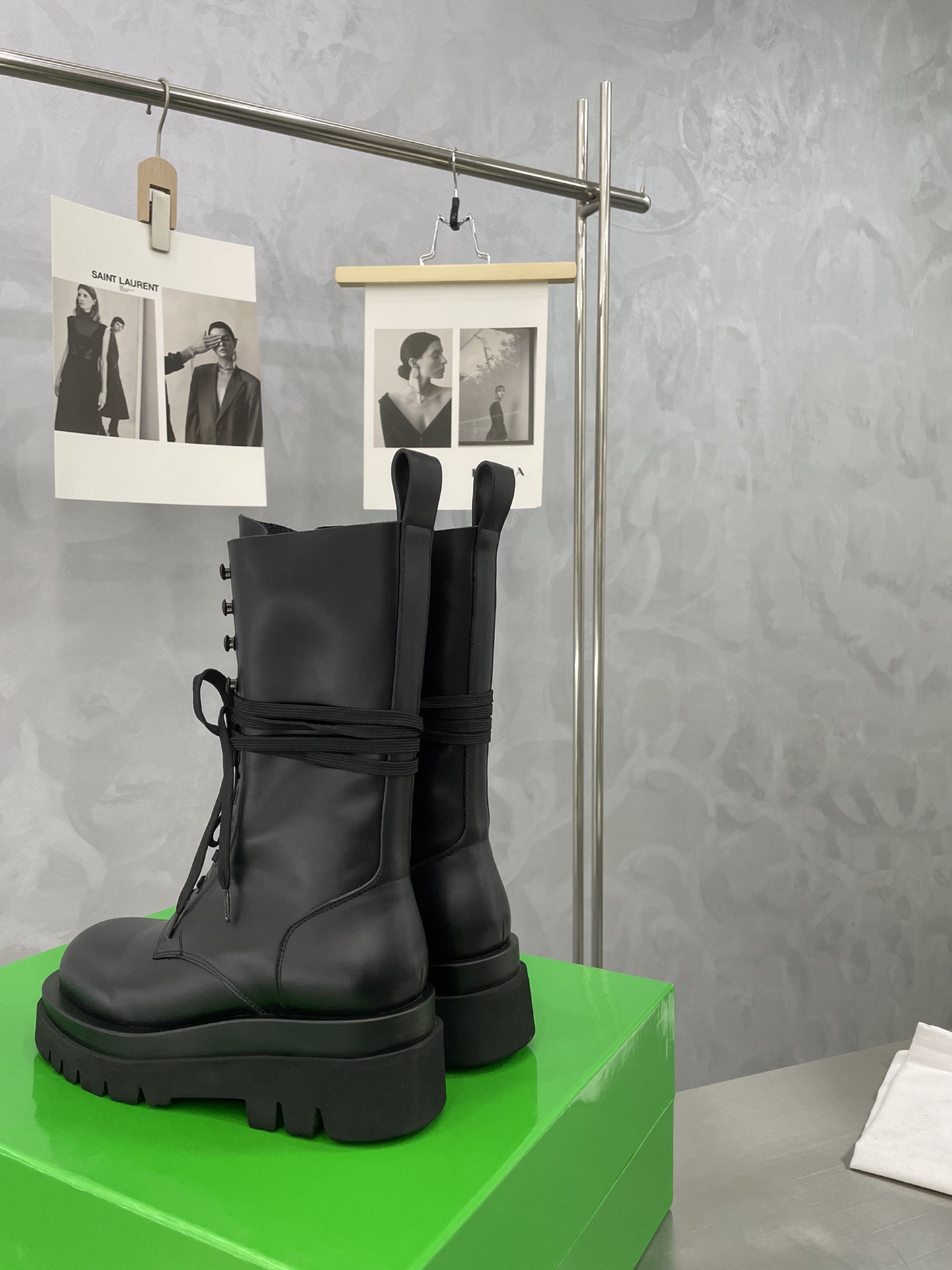 [TOP] Bottega Veneta BV BV Cowhide Material Band Boots - 7cm - 4 Colour